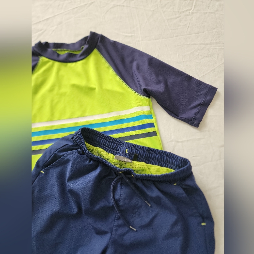 Kids Swim Set in Blue and Green - Picture 4 of 6